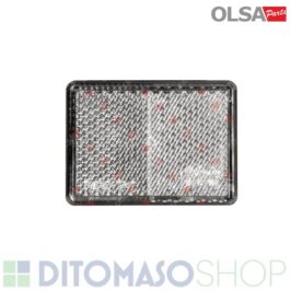 CATADIOTTRO POSTERIORE DESTRO-SINISTRO 63X51mm ADESIVO BIANCO -OLSA