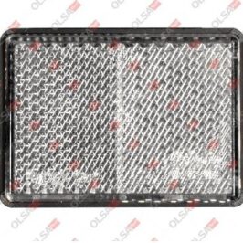 CATADIOTTRO 63X51 MM ADESIVO BIANC0