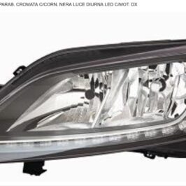 FARO DX 2H7 C/DRL A LEDC/MOT EL PEUG BOXER 01/14> CORNICE NERA