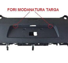 PARAURTI POSTERIORE PRIMED C/FORI MODANATURA TARGA PER CITROEN DS3 11/2009> OE 1611631580