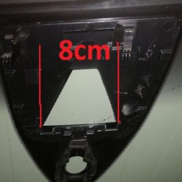 PARABREZZA INCAPSULATO ACUSTICO FASCIA GRIGIA+SENSORE+CAMERA+VIN PER AUDI A3 04/2012>12/2019 OE 8V3845099K