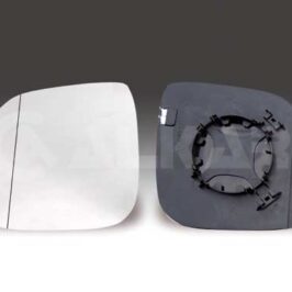 VETRO SPECCHIO SX TERMICO ASF C/PIASTRA PER VW TRANSPORTER T5 01/2009>12/2014