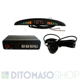 KIT SENSORI PARCHEGGIO A 4 SENSORI+DISPLAY+CABLAGGIO UNIVERSALE