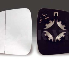 VETRO SPECCHIO SX C/PIASTRA TERMICO ASF PER FIAT FIORINO-QUBO/PER CITROEN NEMO/PER PEUGEOT BIPPER 01/2007-