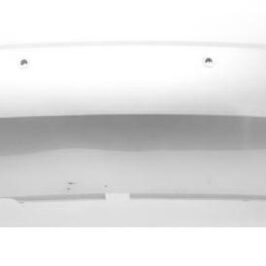 PARAURTI POSTERIORE NERO LISCIO C/PDC PER SKODA FABIA 01/2007> [OE 5J6807421A]