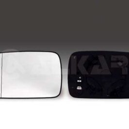 VETRO SPECCHIO SX TERMICO ASF C/PIASTRA PER VW POLO 11/1994>08/1999