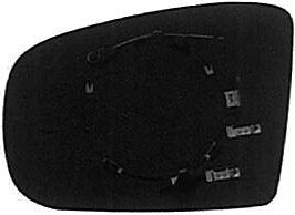 VETRO SPECCHIO DX TERMICO ASF C/PIASTRA PER MERCEDES CLASSE R W251 08/2005-