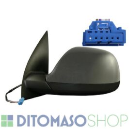 RETROVISORE SX ELETTRICO TERMICO PRIMED BASE NERA+ANTENNA 7 PIN PER VW AMAROK 03/2010>
