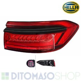 FANALE POSTERIORE DX A LED C/FASCIA SCURA 4PIN PER AUDI A8 01/2017> HELLA 4N0945070B