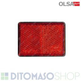 CATADIOTTRO POSTERIORE DESTRO-SINISTRO 63X51mm ADESIVO ROSSO -OLSA