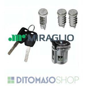 KIT BLOCCHETTI CHIAVE 4PEZZI PULSANTE LUNGO PER ALFA ROMEO 147 10/2000> GT 01/2004>