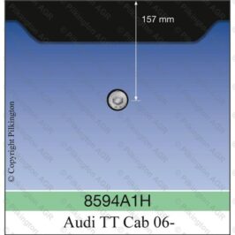 P.ZZA INC VCF AUDI TT CABRIO 07>h basetta retrov.interno 15,70 cm