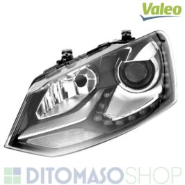 FARO SINISTRO BIXENO C/DRL A LED+MOTORINO PER VW POLO 09/2009>12/2013 VALEO OE 6R1941039