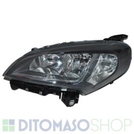 FARO SINISTRO CORNICE SUPERIORE NERA+MOTORINO PER FIAT DOBLO' 01/2015> OE 52109261