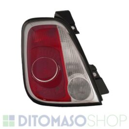FANALE POSTERIORE SINISTRO BORDO NERO PER FIAT 500 CABRIO 07/2015> OE 51934482