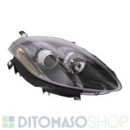 FARO DESTRO 2H1 NERO C/MOTORINO PER FIAT BRAVO 01/2007> CROMA 12/2007> OE 51816980