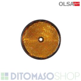 CATADIOTTRO POSTERIORE DESTRO-SINISTRO 60mm C/FORO ARANCIO -OLSA