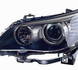 FARO DX 2H7 C/MOTORINO ELETTRICO PER BMW S5 E60/E61 04/2007> PARABOLA NERA  [OE 63127177728]