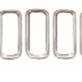 KIT MODANATURE CROMATE GRIGLIA RADIATORE PER JEEP RENEGADE 03/2014> [OE 735599127]