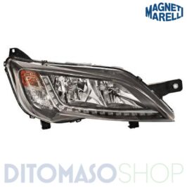 FARO DX H7 C/DRL A LED C/CORNICE NERA PER PEUGEOT BOXER 01/2014> MARELLI [OE 1375098080]