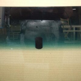 PARABREZZA VERDE C/FASCIA BLU BASETTA OVALE ATTACCO MASCHIO PER OPEL CALIBRA 10/1989-11/1995