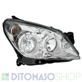 FARO DESTRO H7-H1 CROMATO ELETTRICO PER OPEL ASTRA H 2007>12/2009 OE 1216660