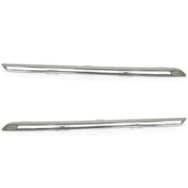 KIT MODANATURE CROMATE GRIGLIA RADIATORE PER RENAULT MEGANE 11/2015>  (2 PEZZI) [OE 960108367R]