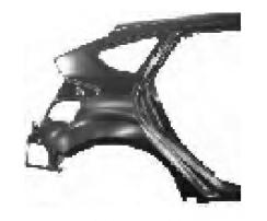 PARAFANGO POSTERIORE DX ALTO PER FORD FOCUS 5PORTE 01/2011>12/2017 OE 1742934