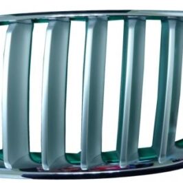 GRIGLIA RADIATORE SX CROMATA/TITANIO PER BMW X3 E83 09/2006>08/2010 [OE 51113420089]