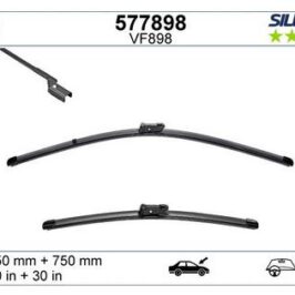 VF898 KIT SPAZZOLE TERGI SILENCIO FLAT BLADE (MM 750+750)