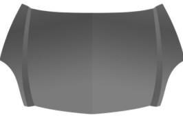 COFANO ANTERIORE PER NISSAN KUBISTAR-PER RENAULT KANGOO 04/2003>08/2007 [OE 7751474868]