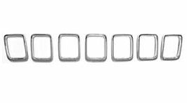 KIT MODANATURE CROMATE GRIGLIA RADIATORE PER JEEP COMPASS 01/2017> [OE K68405259AA]