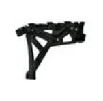 STAFFA PARAURTI POSTERIORE SX PER RENAULT TWINGO 01/2014> [OE 850457396R]