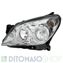 FARO SINISTRO H7-H1 CROMATO ELETTRICO PER OPEL ASTRA H 2007>12/2009 OE 1216659