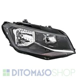 FARO DX H4 C/MOTORINO ELETTRICO PER VW CADDY 01/2015>PARABOLA NERA [OE 2K1941016]