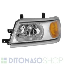 FARO SINISTRO H4 ELETTRICO PER MITSUBISHI PAJERO SPORT 02/2006>CORNICE CROMATA OE 8301A311HA