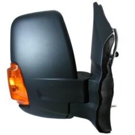 RETROVISORE DX ELETTRICO TERMICO BRACCIO CORTO C/FANALINO ARANCIO PER FORD TRANSIT 01/2013>