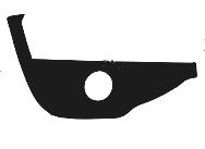 CANTONALE ANTERIORE DX C/FENDINEBBIA PER MITSUBISHI L200 01/2004>01/2005 [OE MZ313240KT]