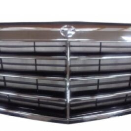 GRIGLIA RADIATORE NERO LUCIDO C/MODANATURE CROMATE PER MERCEDES CLASSE E W212 ELEGANCE 03/2013> [OE A2128801483]