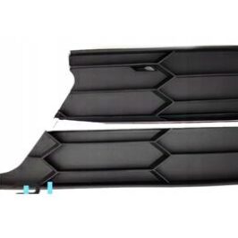 GRIGLIA DX PARAURTI ANTERIORE CENTRALE C/PROFILO CROMATO PER SKODA SUPERB 01/2013> OE 3T0853666B