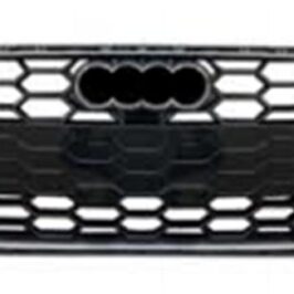 GRIGLIA RADIATORE CROMATA NERA LUCIDA C/TELECAMERA PER AUDI A4 S-LINE 07/2019>