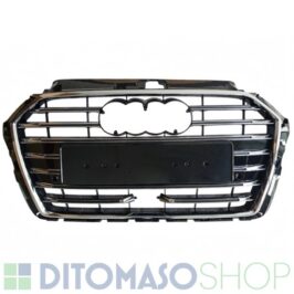 GRIGLIA RADIATORE NERA LUCIDA C/PDC+CRUISE CONTROL PER AUDI A3 05/2016> OE 8V3853651B