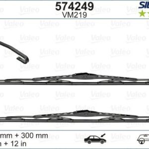 VM219 KIT SPAZZOLE TERGI SILENCIO PERFORMANCE (MM 650+280)