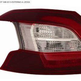 FANALE POSTERIORE SX ESTERNO A LED PER PEUGEOT 308 01/2013>04/2017 [OE 9677817680]