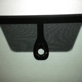 PARABREZZA INCAPSULATO VERDE ACUSTICO C/SENSORE+FINESTRELLA+PROFILO SUPERIORE INTERNO PER SEAT LEON 12/2012>