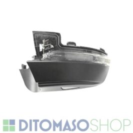 FANALINO RETROVISORE SINISTRO C/LUCE CORTESIA+BASE INFERIORE NERA PER SKODA OCTAVIA 03/2013>