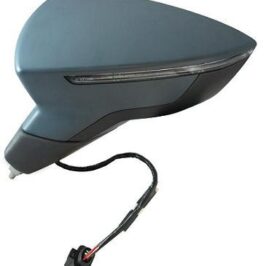 RETROVISORE DX ELETTRICO TERMICO C/LUCCIOLA 6PIN PRIMERIZZATO PER SEAT LEON 12/2012>