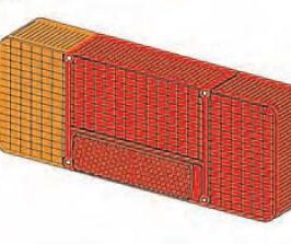 FANALE POSTERIORE SX LENTE PER IVECO DAILY 12/1978-12/1989