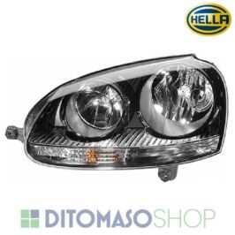 FARO SX 2H7 NERO C/MOTORINO ELETTRICO PER VW GOLF 5 08/2003>-HELLA [OE 1K6941029T]