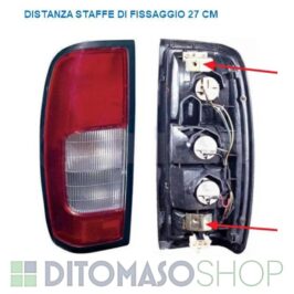 FANALE POSTERIORE SINISTRO PER NISSAN NAVARA-KING CAB 09/1997>12/2004 MODELLO KOITO OE 2655535200